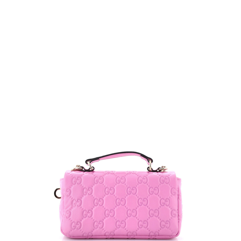 Gucci Mini GG Milano Top Handle Bag Guccissima Leather - Picture 3 of 5